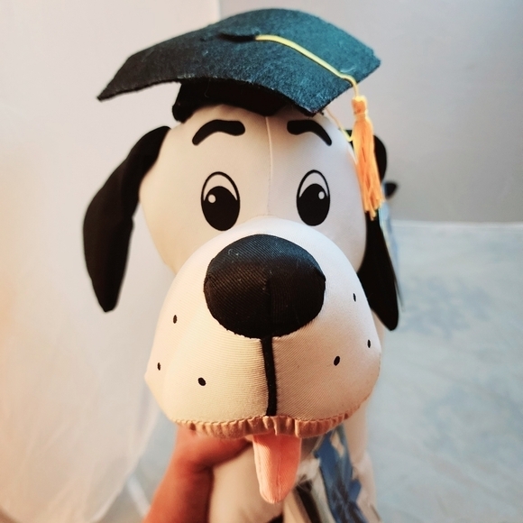 NWT DanDee Jumbo Graduation Autograph Hound Keepsake Plush w Pen Stuffed New - Picture 6 of 16